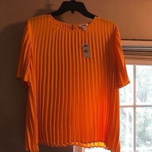 Express pleated top! Brand New! Beautiful for fall!